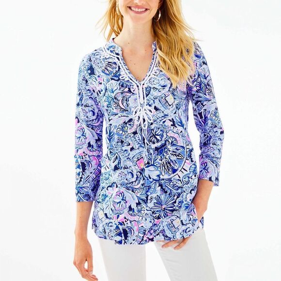 Lilly Pulitzer Kaia Knit Tunic Top Small - Picture 2 of 7